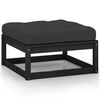 vidaXL Salon de jardin 5 pcs avec coussins Bois de pin massif