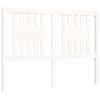 vidaXL Cadre de lit sans matelas blanc 140x200 cm bois massif