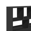 vidaXL Cloison de s&eacute;paration noir 100x33x94,5 cm bois d'ing&eacute;nierie