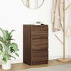 vidaXL Buffet ch&ecirc;ne marron 37,5x35x76 cm bois d'ing&eacute;nierie