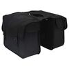 vidaXL Sac &agrave; v&eacute;lo Noir 40 x 18.5 x 35 cm Polyester