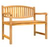 vidaXL Ensemble &agrave; manger de jardin 3 pcs Bois de teck massif