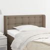 vidaXL T&ecirc;te de lit avec oreilles Taupe 83x16x78/88 cm Tissu