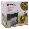 FLAMINGO Mangeoire &agrave; poulets &agrave; p&eacute;dale automatique Timo 30 kg