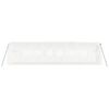 vidaXL Serre avec cadre en acier blanc 16 m&sup2; 8x2x2 m