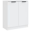 vidaXL Buffets 2 pcs blanc 60x30x70 cm Bois d'ingénierie