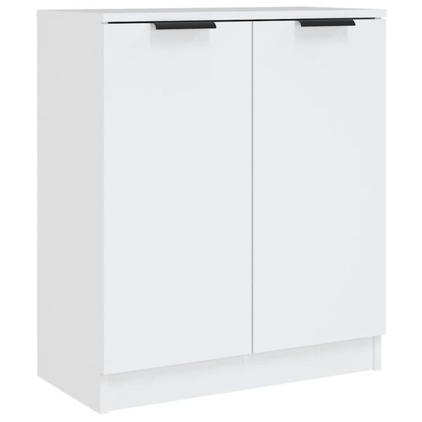 vidaXL Buffets 2 pcs blanc 60x30x70 cm Bois d'ingénierie