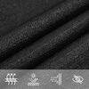 vidaXL Voile d'ombrage 160 g/m&sup2; Noir 3x5 m PEHD