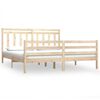 vidaXL Cadre de lit sans matelas 180x200 cm bois massif
