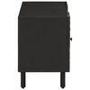 vidaXL Meuble TV noir 105x33x46 cm bois massif de manguier