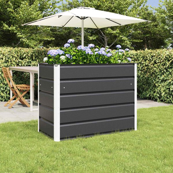 vidaXL Jardini&egrave;re Anthracite 480 x 50 x 45 cm Acier galvanis&eacute;