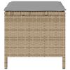 vidaXL Ensemble de salle &agrave; manger pour jardin Beige polyrotin