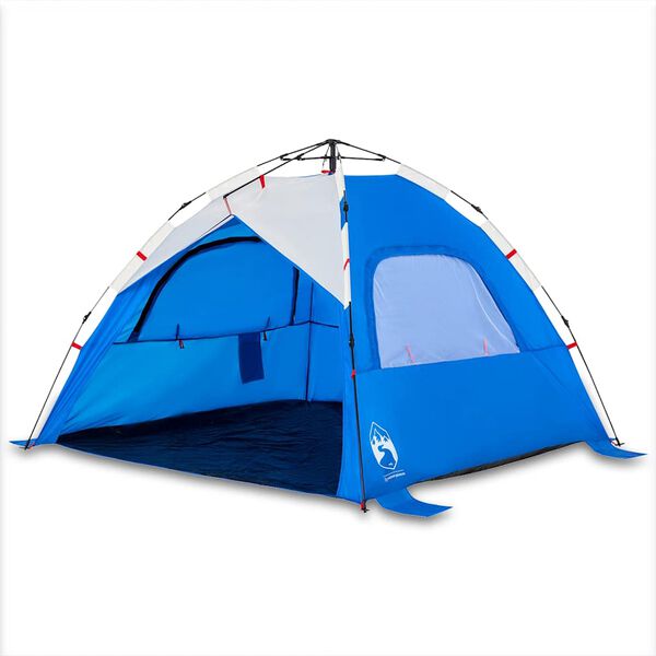 vidaXL Tente de plage 3 personnes lib&eacute;ration rapide imperm&eacute;able