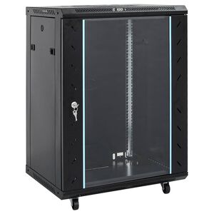 vidaXL Armoire r&eacute;seau 15U avec pieds pivotants 19" IP20 60 x 45 x 86 cm