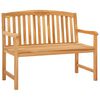 vidaXL Banc en Bois Sculpt&eacute; en Rose 114 x 60,5 x 95 cm Naturel