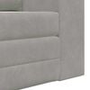 vidaXL Canap&eacute;-Lit Gris clair 148 x 71 x 83 cm Velours