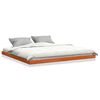 vidaXL Cadre de lit sans matelas cire marron 180x200cm bois pin massif