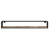 vidaXL &Eacute;tag&egrave;res murales 2 pcs 120 cm Bois de manguier brut
