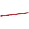 vidaXL Cordon d'auvent Rouge 580 x 20 cm Toile