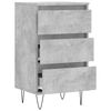 vidaXL Buffet gris b&eacute;ton 40x35x70 cm bois d'ing&eacute;nierie
