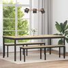 vidaXL Table de salle &agrave; manger / Table de repas Bois d'ing&eacute;nierie
