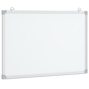 vidaXL Tableau blanc magn&eacute;tique 40x30x1,7 cm aluminium