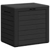 vidaXL Bo&icirc;te de stockage jardin Anthracite 58,5x46x55 cm Polypropyl&egrave;ne