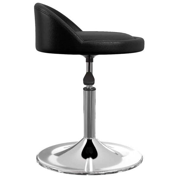 vidaXL Tabouret de bar Noir Similicuir