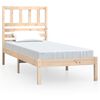 vidaXL Cadre de lit sans matelas bois massif de pin 100x200 cm