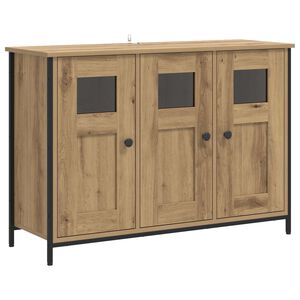 vidaXL Buffet Ch&ecirc;ne artisanal 100 x 35 x 70 cm Bois d'ing&eacute;nierie