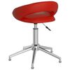 vidaXL Chaises pivotantes &agrave; manger lot de 4 bordeaux similicuir
