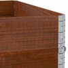 vidaXL Colliers de palette 2 pcs marron 100x100 cm bois de pin solide