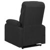 vidaXL Fauteuil Noir Tissu