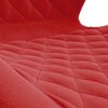 vidaXL Chaises pivotantes &agrave; manger lot de 2 Rouge bordeaux Velours