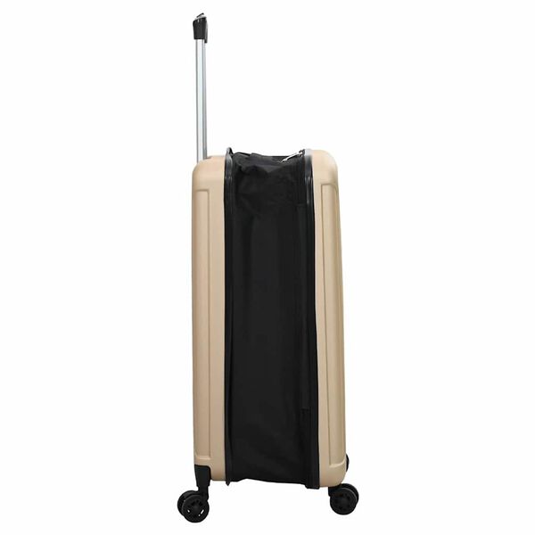 vidaXL Valise Champagne 34 x 23 x 55.5 cm Plastic ABS
