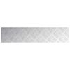 vidaXL Nez de marche Rectangulaire 4 pcs Argent&eacute; 90 x 20 cm Aluminium