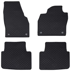 vidaXL Tapis de voiture 4 pcs Noir adapt&eacute; pour KAMIQ 2019- Caoutchouc