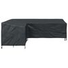 vidaXL Housse pour meubles Noir 250 x 180 x 80 cm Tissu Oxford 210D