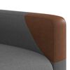 vidaXL Fauteuil inclinable Gris fonc&eacute; Tissu