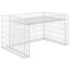 vidaXL Garage tondeuse &agrave; gazon lit sur&eacute;lev&eacute; 110x80x60 cm Fil en acier