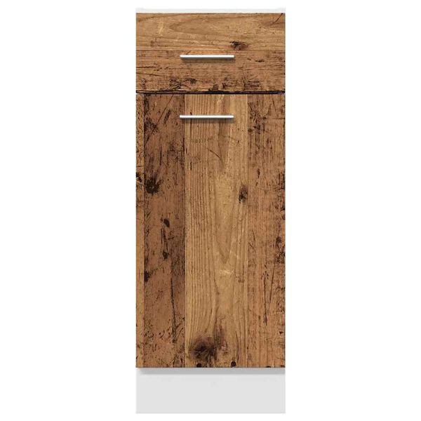 vidaXL Armoire &agrave; tiroirs "Lyon" Bois ancien 30 x 46 x 81,5 cm Bois d'ing&eacute;nierie