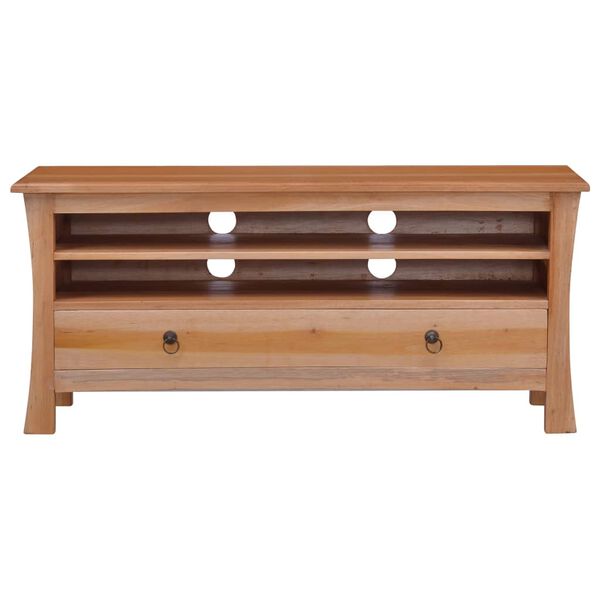 vidaXL Meuble TV 100x30x45 cm Bois d'acajou massif