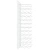 vidaXL Casier &agrave; vin mural pour 36 bouteilles 2 pcs Blanc Fer