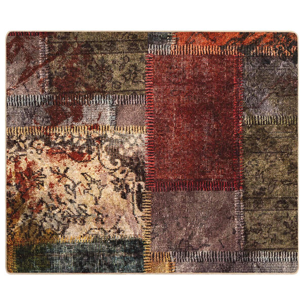 vidaXL Coureur de Tapis MARSA Multicolore 100 x 80 cm Polyester et PVC
