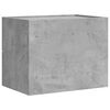 vidaXL Tables de chevet murales 2 pcs gris b&eacute;ton 45x30x35 cm