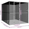 vidaXL Cage pour oiseaux Anthracite 210 x 304 x 213 cm Acier galvanis&eacute;