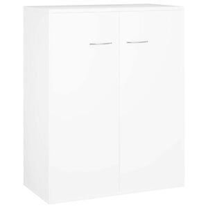 vidaXL Buffet blanc 60x30x75 cm bois d'ing&eacute;nierie