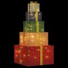 vidaXL Bo&icirc;te-cadeau de d&eacute;coration de No&euml;l 250 LED blanc chaud