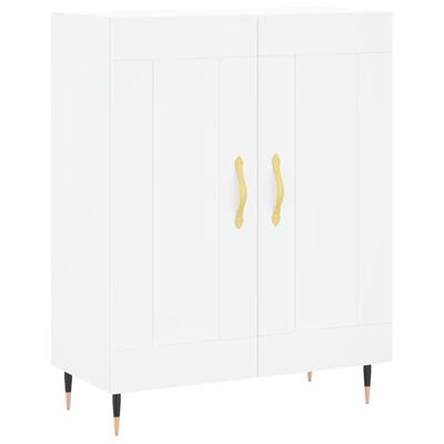 vidaXL Buffet blanc 69,5x34x90 cm bois d'ingénierie