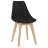 vidaXL Ensemble de salle &agrave; manger 3 pcs Noir